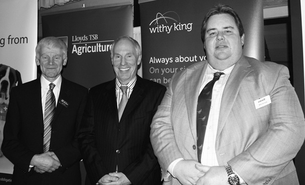Mike Awre, Regional Agricultural Manager at Lloyds TSB Agriculture, Edward Cooke, Partner at Withy King and Mike Butler, Partner at Old Mill.