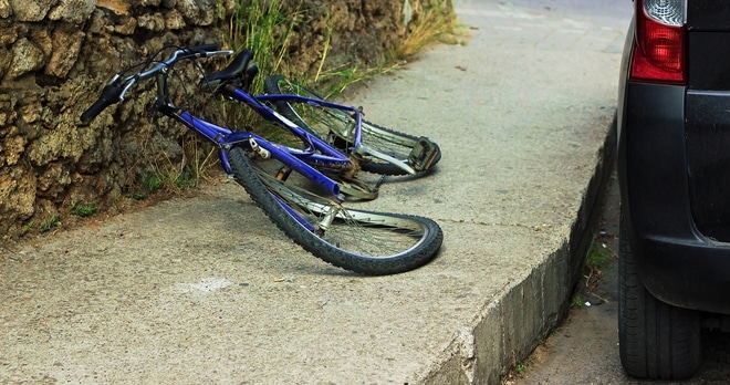 Cycling accident