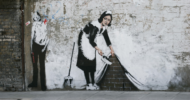 Banksy mural BMCL / Shutterstock.com