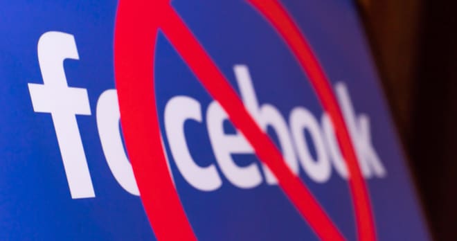 Facebook blocked illegal