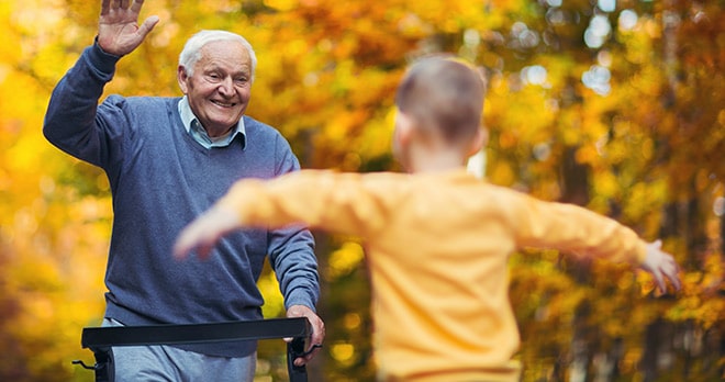 Care home visitors