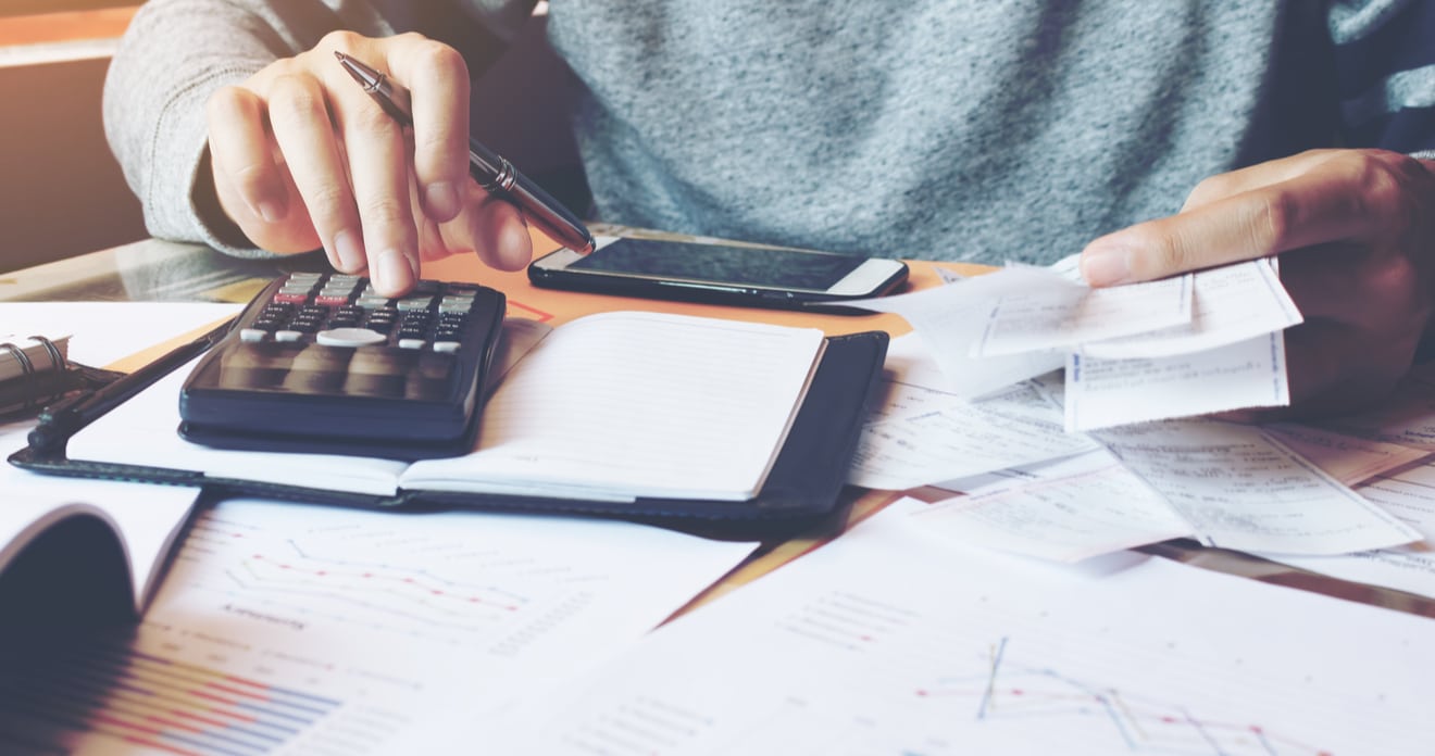 Women doing taxes