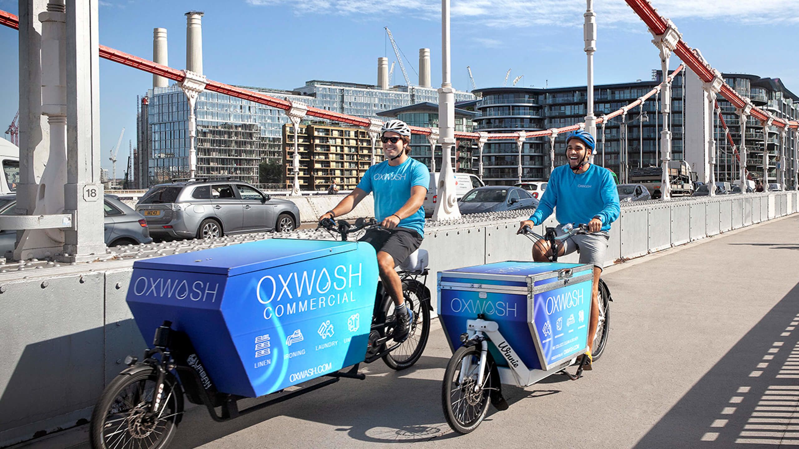 Oxwash delivery riders