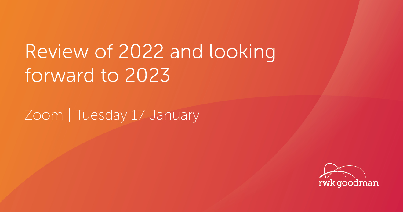 Review of 2022 and looking forward to 2023 (website banner)